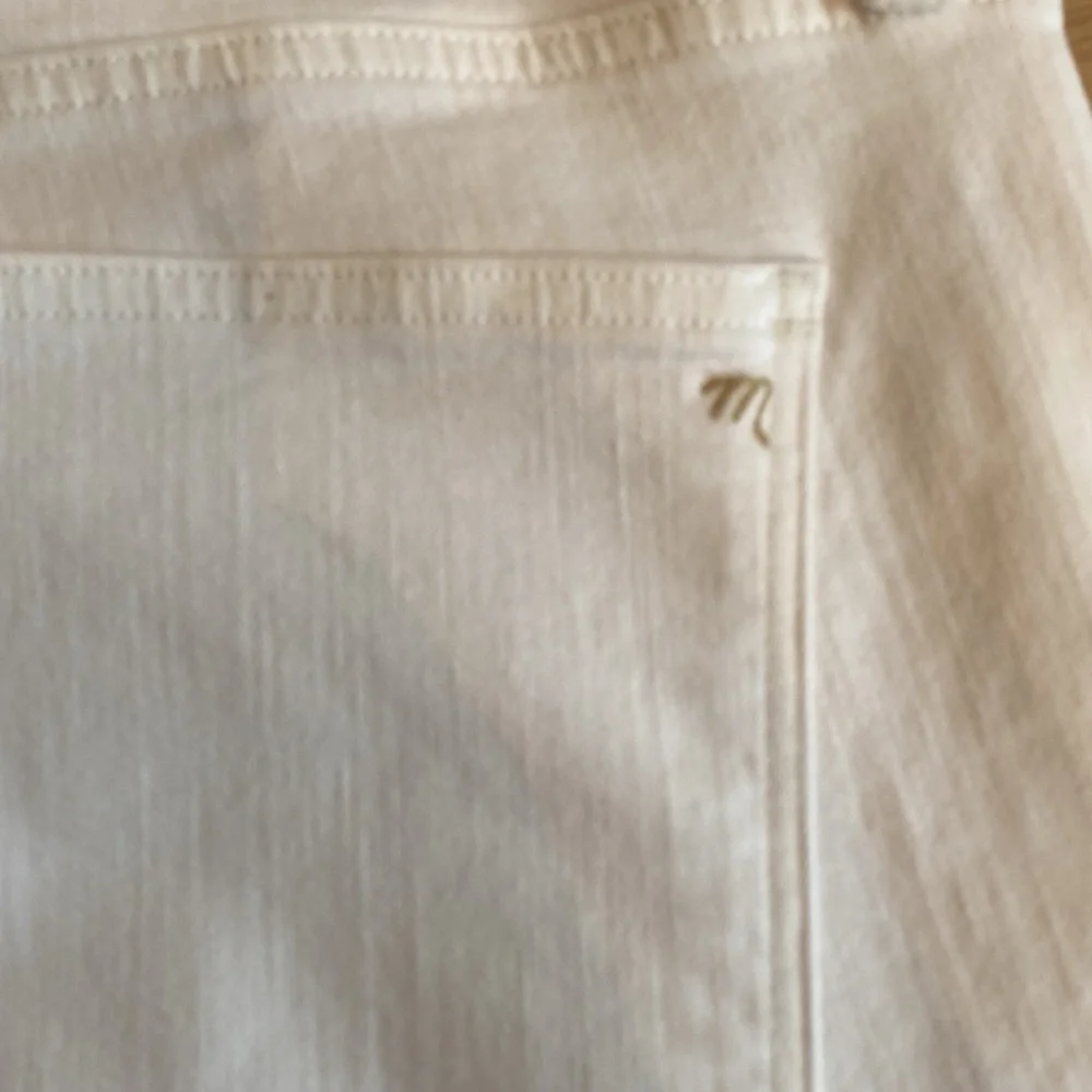 Madewell NWT pure white high rise 10” skinny jeans size 35 regular 28” inseam - Picture 11 of 12